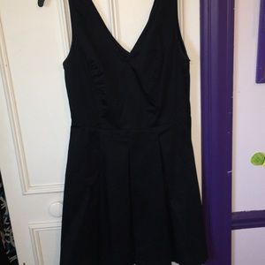 Black mini dress, lightly worn